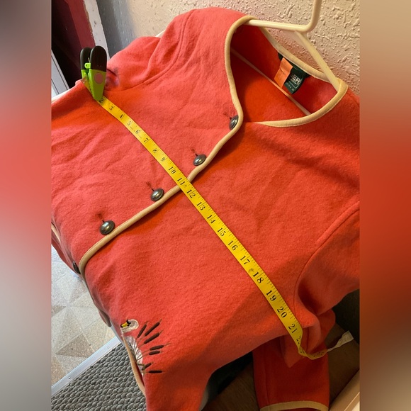 Geiger wool blazer jacket with embroidery vintage - Picture 10 of 10